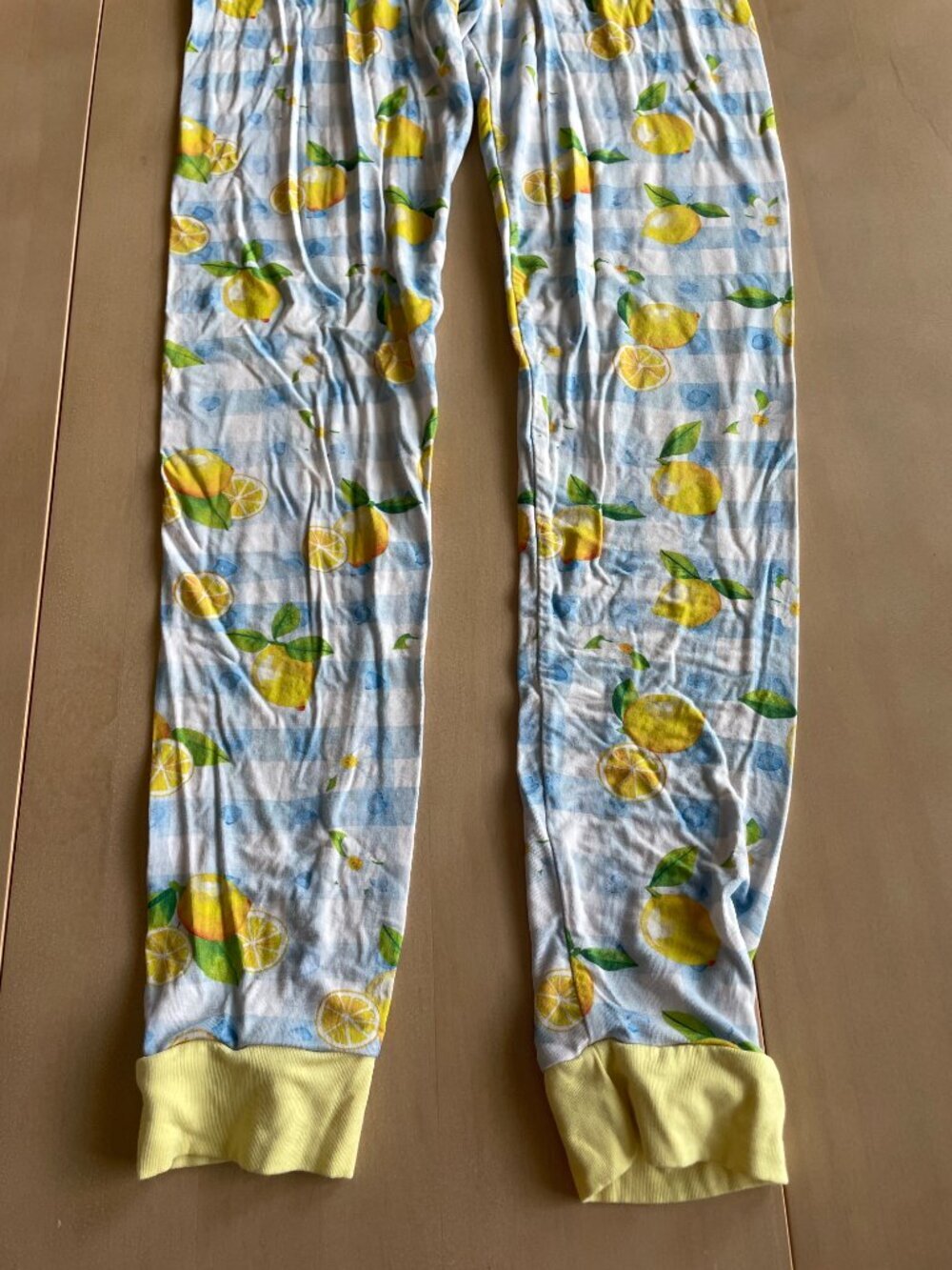 Entire Closet $5! Pat Pat Bamboo Kids Lemon Pjs Pajamas Set Patpat - Size 11 - Picture 9 of 12